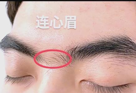 面相連心眉的特征