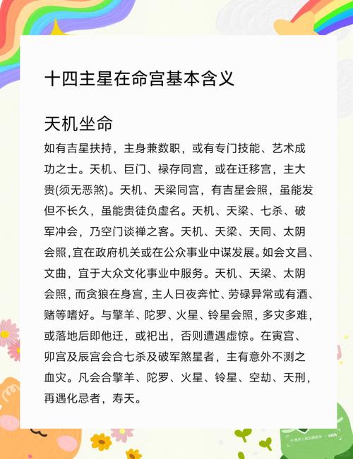 透過命宮看今生成就