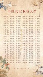屬龍姓韋的男孩名字大全 屬龍姓韋男孩名字簡單好聽