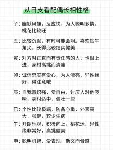 八字看配偶長相特征
