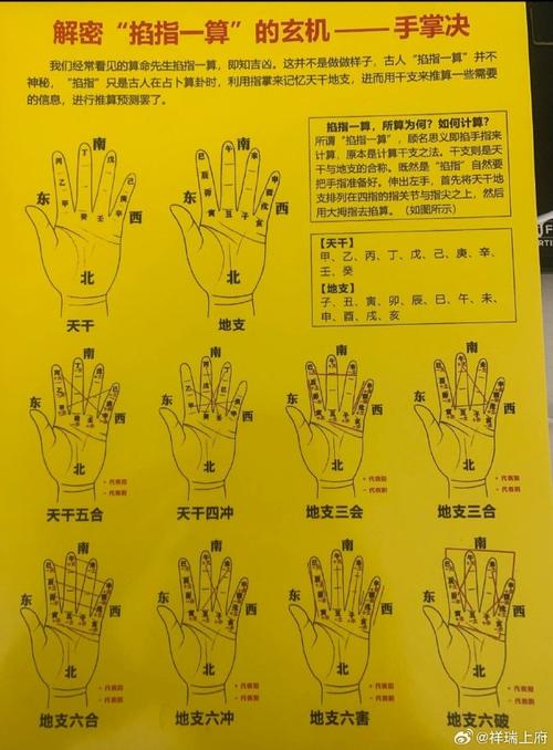 秘傳掐指神算十二宮法