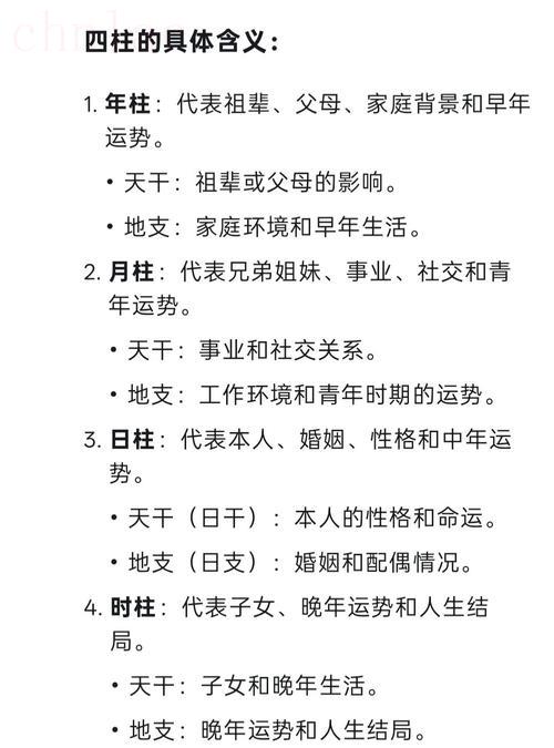 八字的四柱各代表什么 四柱哪個最重要