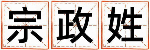 宗政姓獨特優美的女孩名字
