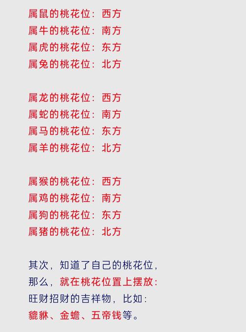 2021年桃花方位在哪 如何旺