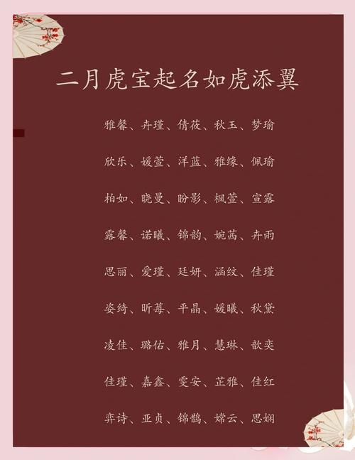 2022年農歷二月出生的虎寶寶好嗎 寶寶精選取名