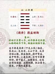 六十四卦圖詳解_第四十一卦山澤損卦