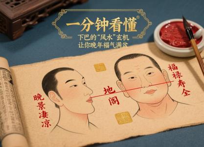 下巴算命看人生，面相下巴看你的人生禍福