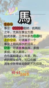 1978年屬馬人2025年運(yùn)勢(shì)運(yùn)程 78年屬馬人2025年運(yùn)勢(shì)運(yùn)程