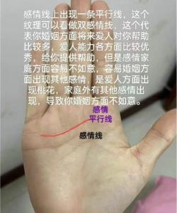 感情線下方有平行短線代表什么呢