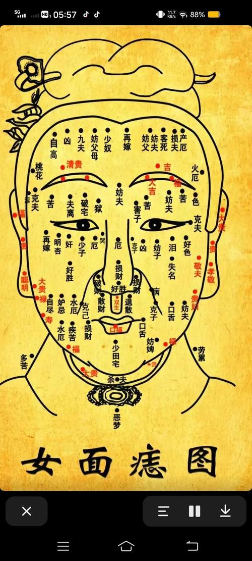 妨夫痣長在哪