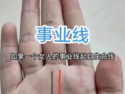 事業線長直的女人是勞碌命嗎