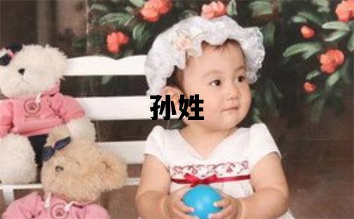孫姓取名有氣質的男寶寶名字