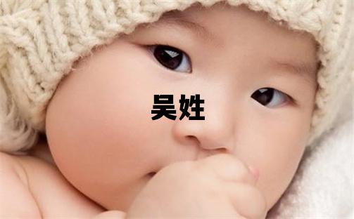 吳姓取名有智慧才氣的男寶寶名字