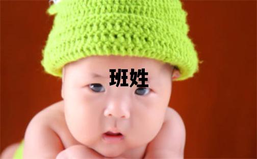 班姓朗朗上口的男寶寶名字