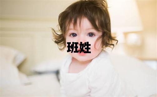 班姓取名有靈氣的男寶寶名字