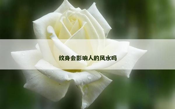 紋身會影響人的風(fēng)水嗎
