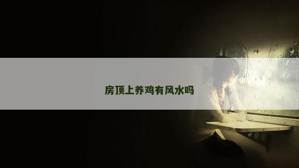 房頂上養雞有風水嗎