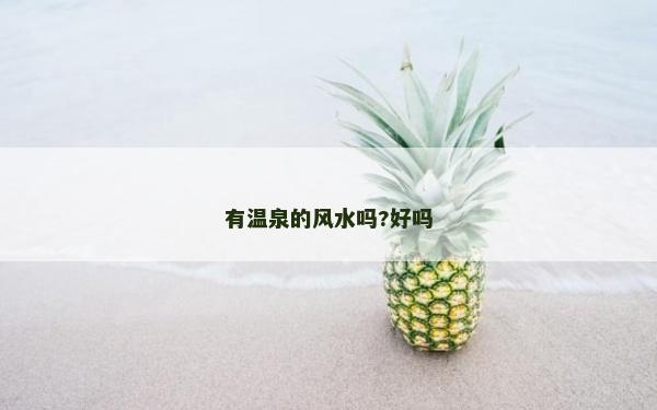 有溫泉的風(fēng)水嗎?好嗎