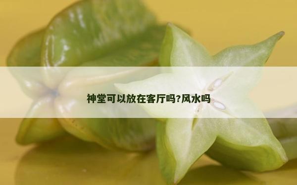神堂可以放在客廳嗎?風水嗎