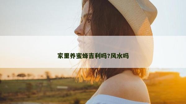 家里養蜜蜂吉利嗎?風水嗎