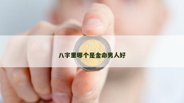 八字里哪個是金命男人好