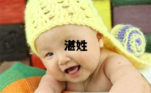 湛姓有靈氣的男孩名字