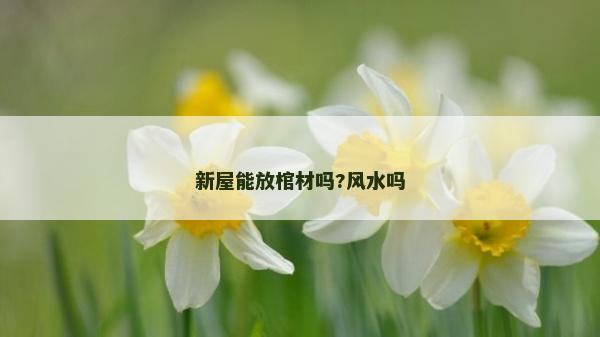 新屋能放棺材嗎?風(fēng)水嗎