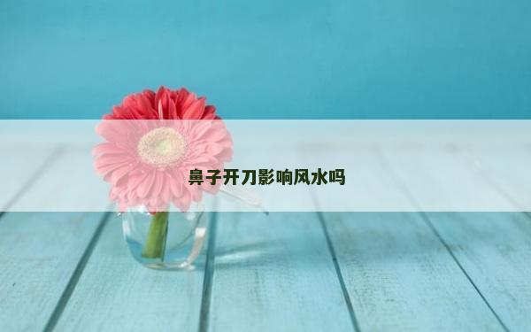 鼻子開刀影響風水嗎