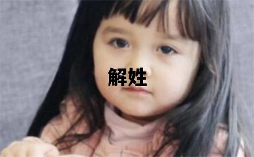 解姓有智慧才氣的女寶寶名字