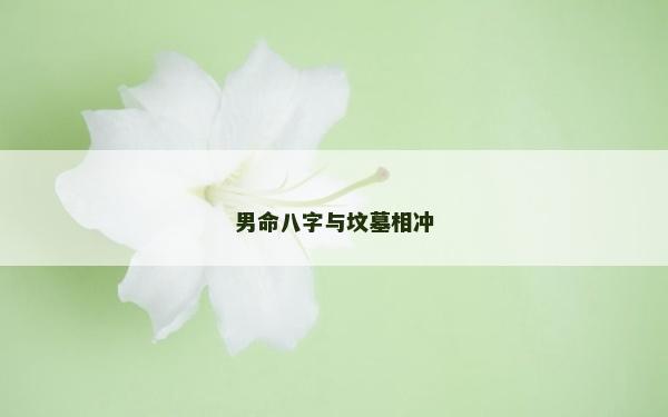 男命八字與墳?zāi)瓜鄾_