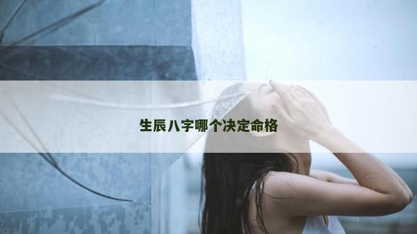 生辰八字哪個(gè)決定命格 生辰八字哪個(gè)決定命格