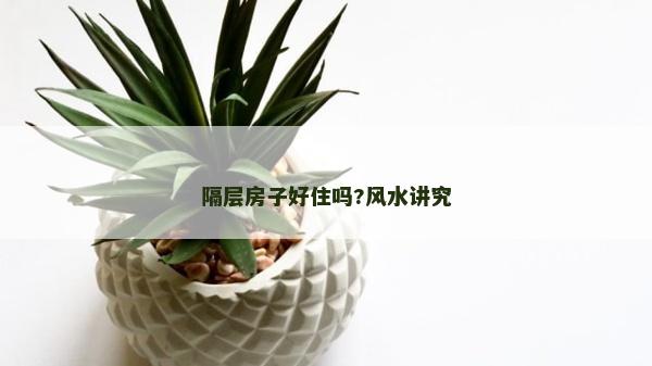 隔層房子好住嗎?風水講究 隔層房子好住嗎?風水講究