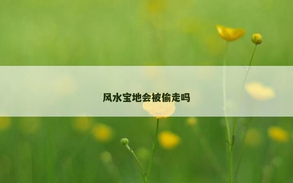 風(fēng)水寶地會(huì)被偷走嗎