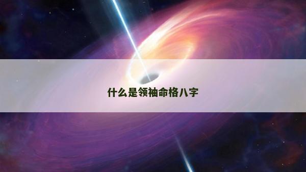 什么是領(lǐng)袖命格八字