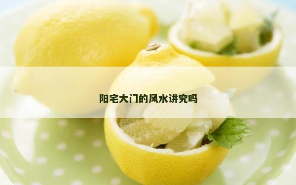 陽宅大門的風水講究嗎 陽宅大門的風水講究嗎