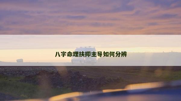 八字命理扶抑主導(dǎo)如何分辨