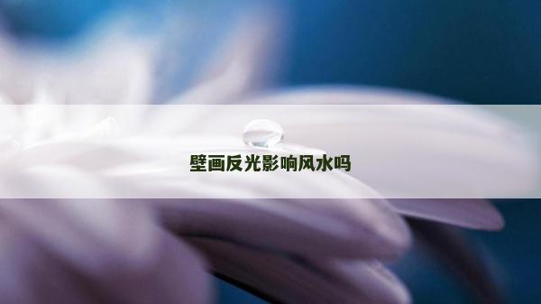 壁畫反光影響風水嗎