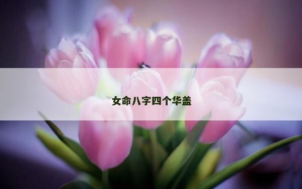 女命八字四個華蓋