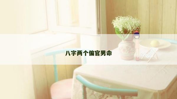 八字兩個(gè)偏官男命