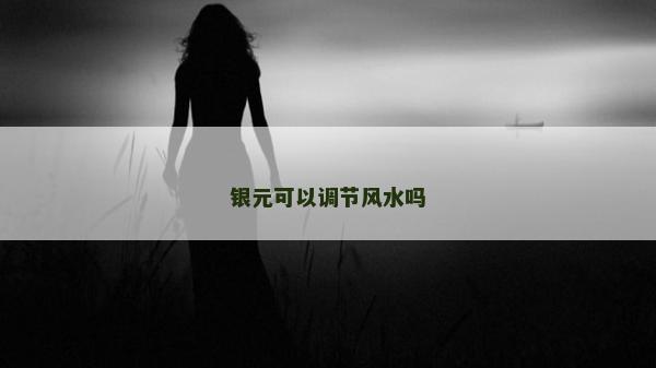 銀元可以調節風水嗎