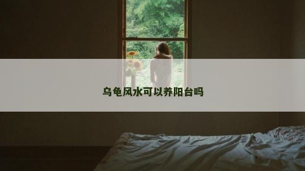烏龜風水可以養陽臺嗎