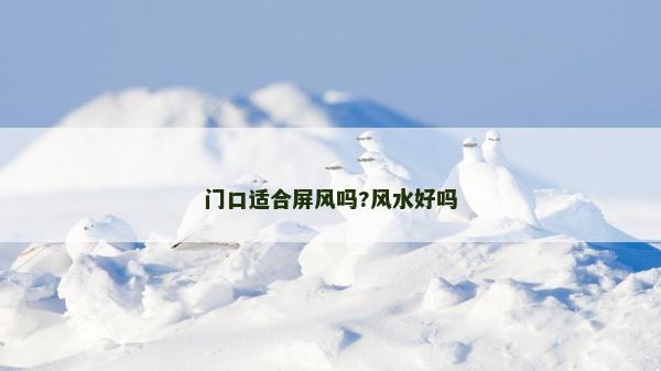 門口適合屏風嗎?風水好嗎
