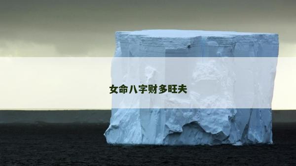 女命八字財多旺夫