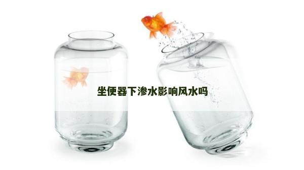 坐便器下滲水影響風水嗎