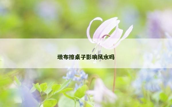 墩布擦桌子影響風水嗎