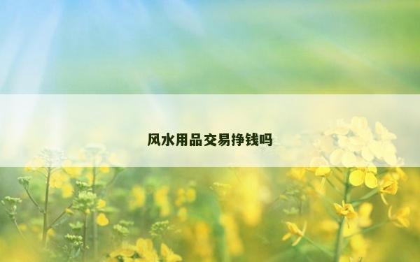風水用品交易掙錢嗎