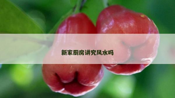 新家廚房講究風水嗎