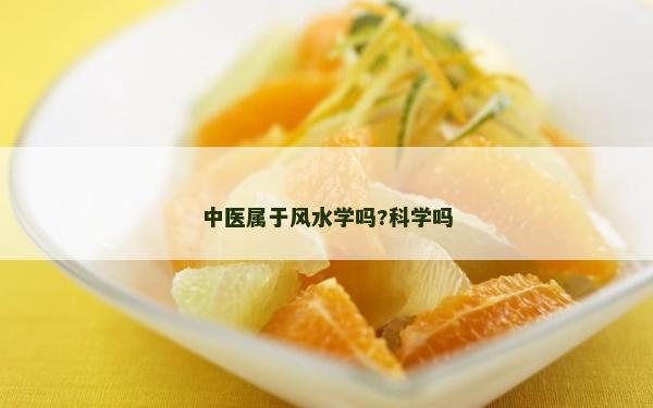 中醫屬于風水學嗎?科學嗎