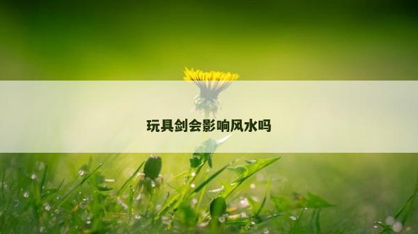 玩具劍會影響風(fēng)水嗎