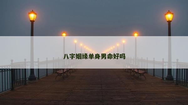 八字姻緣單身男命好嗎
